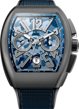 Часы Franck Muller Vanguard Camouflage V_45_CC_DT_CAMOU-blue